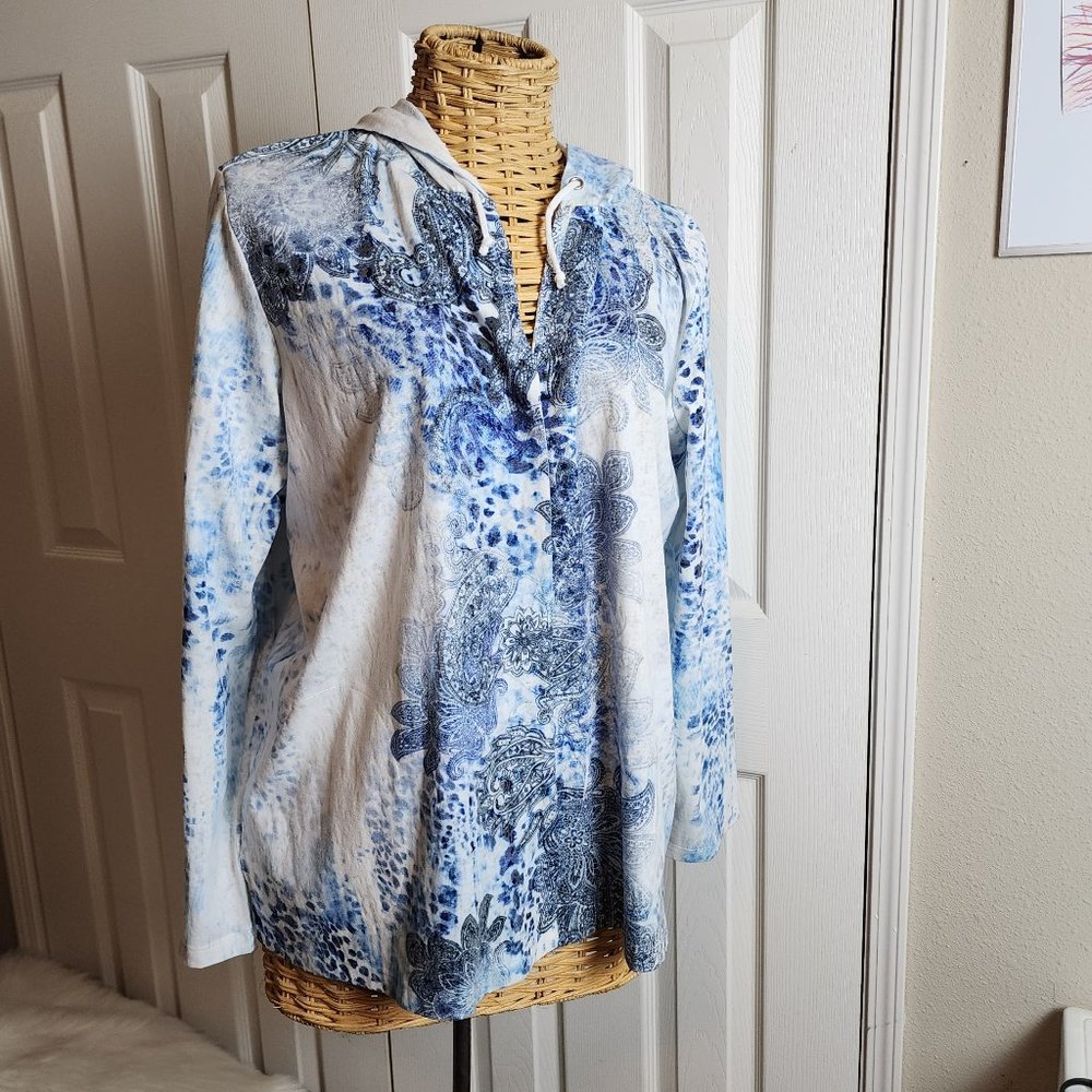 Chico's Zenergy Hooded Top